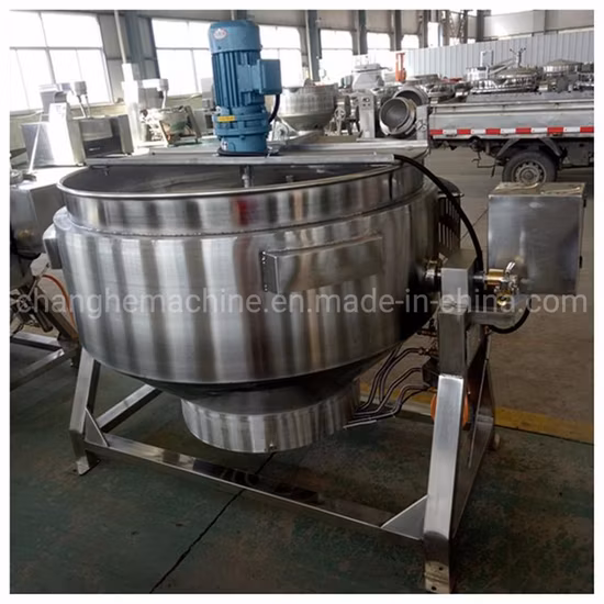 Panela Elétrica Jaqueta de Óleo Vapor de 500 Litros Panela Mexida Multi Garras